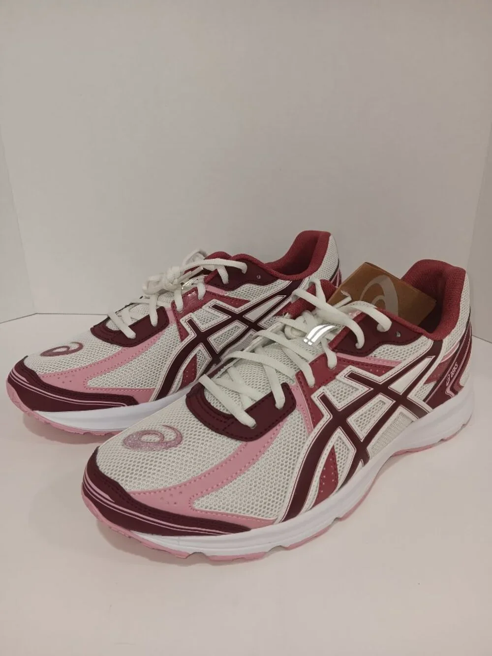 ASICS JOG 100S Cream Port Royal Unisex Men 11 / Women 12.5 1203A741-103 New